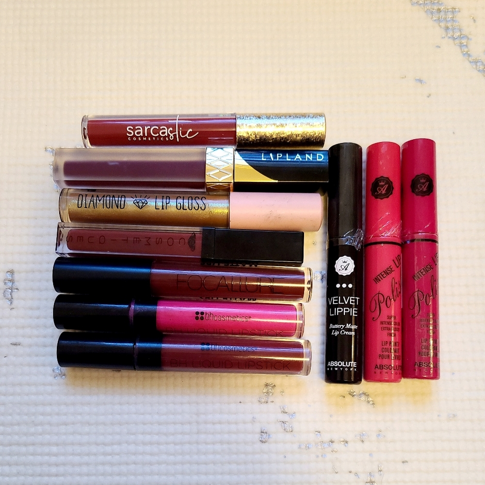 Lip Bundle Swatched-New, Lot of 10